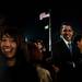 People celebrate on the University of Michigan campus after President Obama is elected to a second term in November. Daniel Brenner I AnnArbor.com